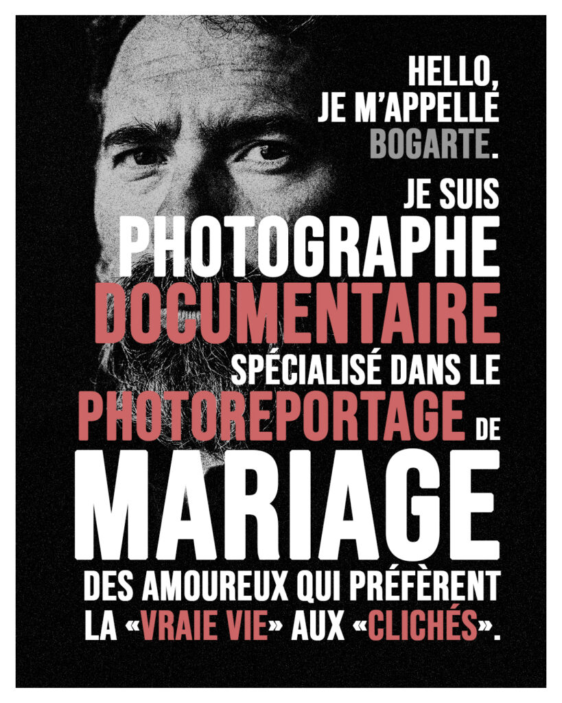 le photographe de reportage Bogarte