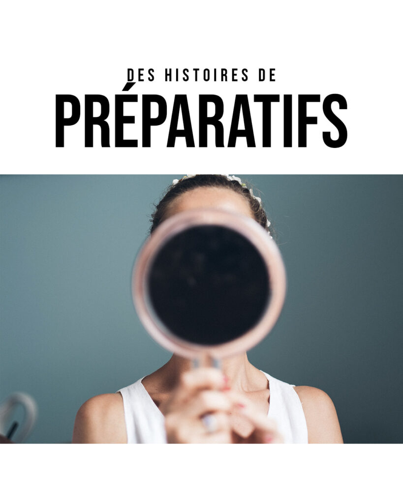 Les préparatifs de mariage, entre maquillage, coiffure et habillage